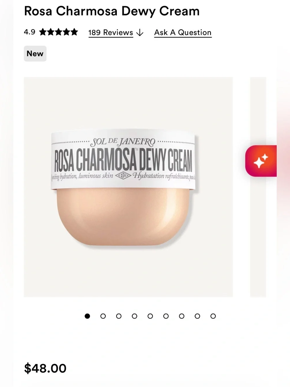 Sol de Janeiro Rosa Charmosa Dewy Cream cheirosa 91